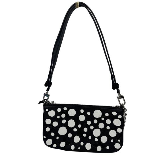 Louis Vuitton Black & White Infinity Dots Leather Multi Pochette Accessoires - Picture 3 of 16